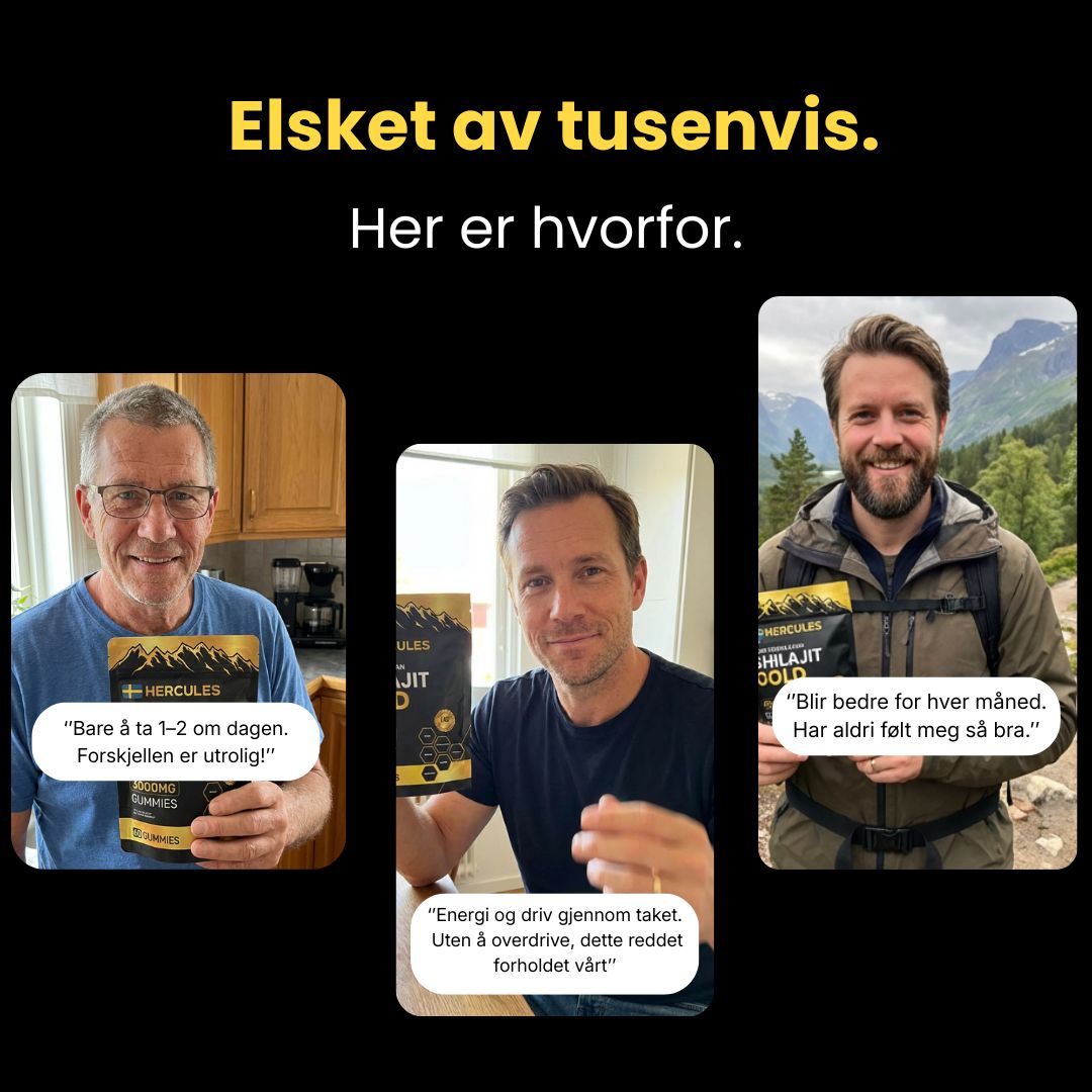 HERCULES 6 i 1 Naturlige Shilajit Gummies