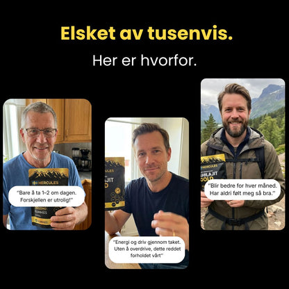 HERCULES 6 i 1 Naturlige Shilajit Gummies