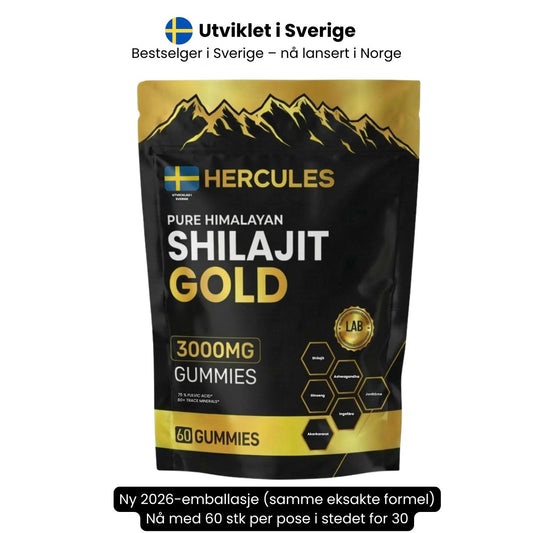 HERCULES 6 i 1 Naturlige Shilajit Gummies