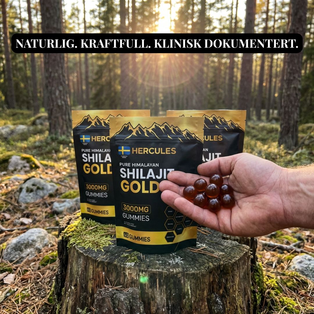 HERCULES 6 i 1 Naturlige Shilajit Gummies