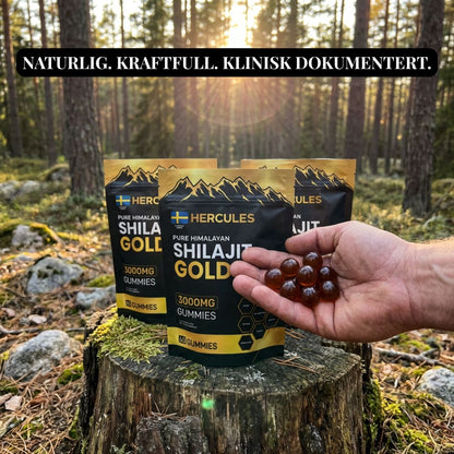 HERCULES 6 i 1 Naturlige Shilajit Gummies